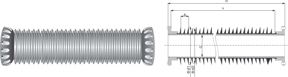 110KV(126KV) 空心复合绝缘子