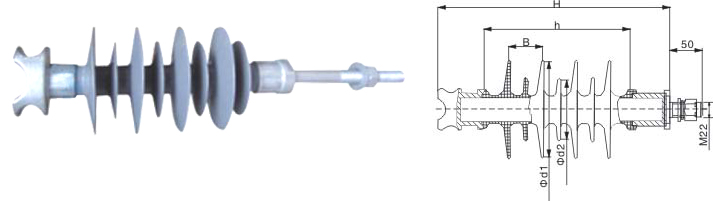 20kV 针式复合绝缘子