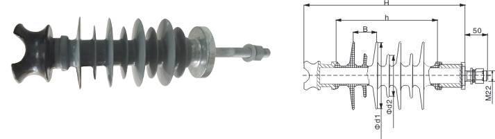 针式复合绝缘子